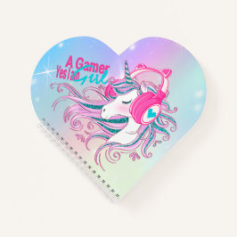 Niedliche Girly Unicorn und Glitzer Notebook Notizbuch