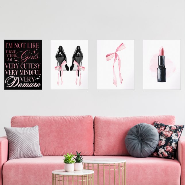 Niedliche Giro Bow Wall Sets (Wohnzimmer)