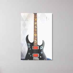 Niedliche Gitarre Leinwanddruck