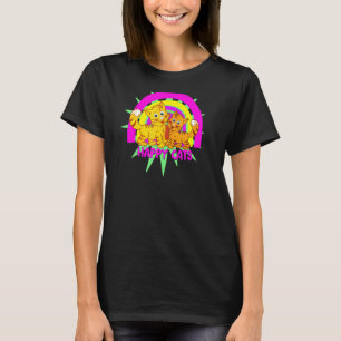 Niedliche GLÜCK KATZEN Rainbow Kätzchen T-Shirt