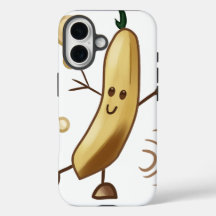 Niedliche glückliche Banane