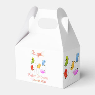 Niedliche glückliche Jellybohnen springende Cartoo Geschenkschachtel