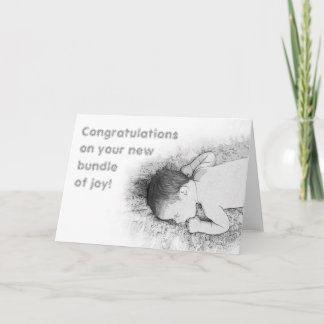 Niedliche Glückwünsche zur neuen Baby Generic Baby Karte