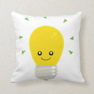 Niedliche Glühlampe Kissen