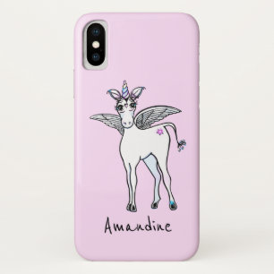 Niedliche gmädchenhafte Einhornmagie Case-Mate iPhone Hülle