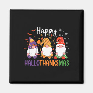 Niedliche Gnome fallen Halloween Girls Happy Hallo Magnet
