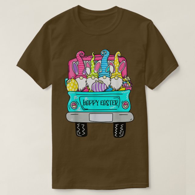 Niedliche Gnome mit sonnigen Ohren Egg Jagdwagen H T-Shirt (Design vorne)