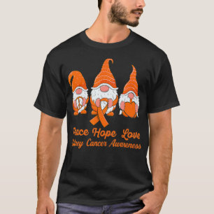 Niedliche Gnome unterstützen orangefarbene Schleim T-Shirt