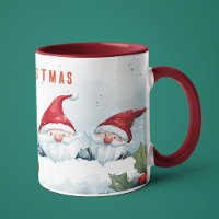 Niedliche Gnomes Frohe Weihnachten Personalisierte