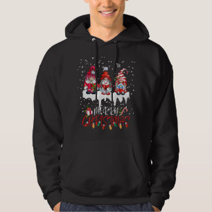 Niedliche Gnomes Frohe Weihnachtsfamilie Gnome Xma Hoodie
