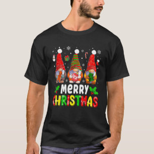 Niedliche Gnomes Frohe Weihnachtsfamilie Gnome Xma T-Shirt