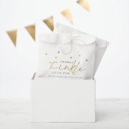 Niedliche Gold Stars Twinkle Twinkle Baby Dusche G Geschenktütchen