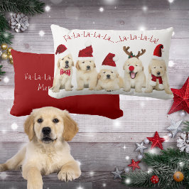 Niedliche Golden Labrador Welpen, Hunde lieben Wei Lendenkissen