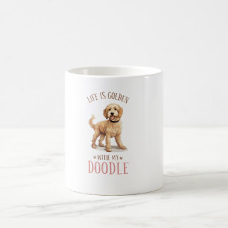 Niedliche Goldendoodle-Dog-Tasse Kaffeetasse