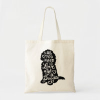 Niedliche Goldendoodle-Labradoodle-Tote-Tasche