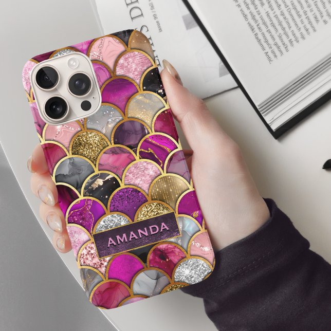 Niedliche Goldmagenskala iPhone 16 Pro Hülle (Von Creator hochgeladen)