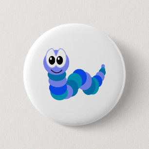 Niedliche Goofkins-Raupe Button