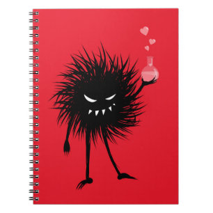 Niedliche Goth Liebe Potion Chemie Notizblock