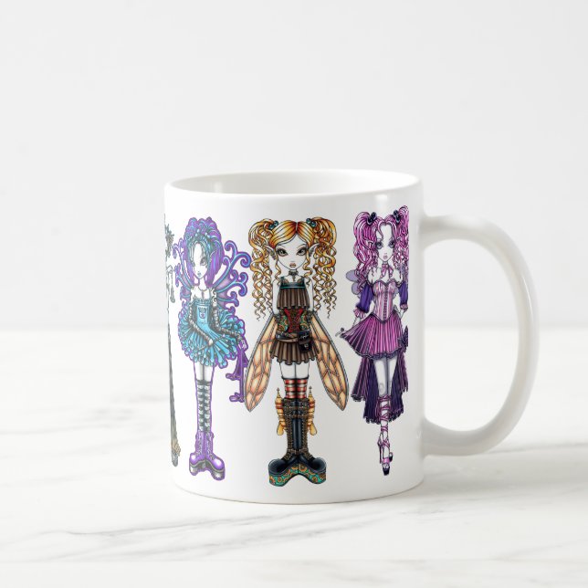 Niedliche gotische feenhafte Kunst-Tasse Kaffeetasse (Rechts)