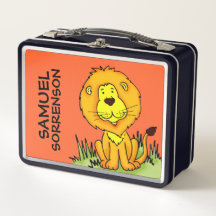 Niedliche Grafikkinder mit Namen Lunchbox