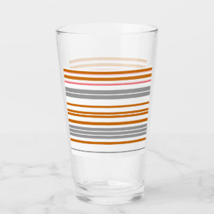 Niedliche graubraune Streifen Glas