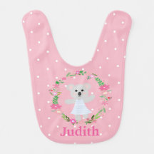 Niedliche graue Baby-Koala-Bärn-Rosa-Weiß-Punkte