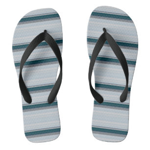 Niedliche graue Streifen Flip Flops