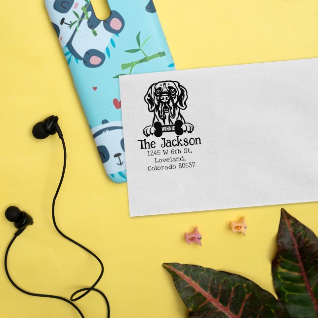 Niedliche Great Dane Dog Rücksendeadresse Gummistempel (Von Creator hochgeladen)