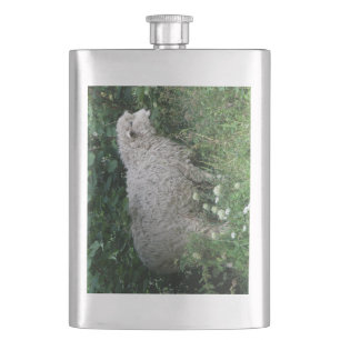 Niedliche Greedy Sheep Eating Flask Flachmann