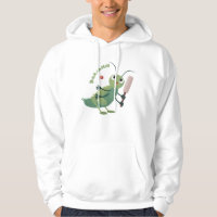 Niedliche Green Cricket Insekt Cartoon-Abbildung