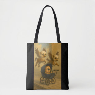 Niedliche Griffins & Baby Cyclops Mythology Fantas Tasche