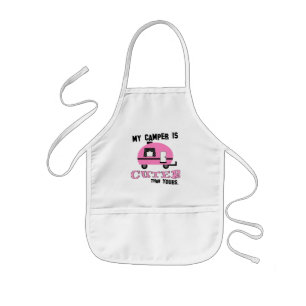Niedliche GRILLEN Camping KinderSchürze