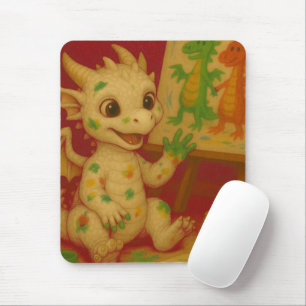 niedliche Großaugenröhrenmalerei Mousepad