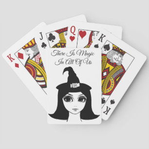 niedliche Großaugenwitscher Girl Fantasy Märchenku Spielkarten