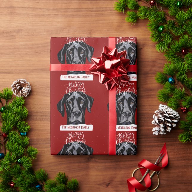 Niedliche große Dürre für Familie oder Unternehmen Geschenkpapier (Feiertagsgeschenk)