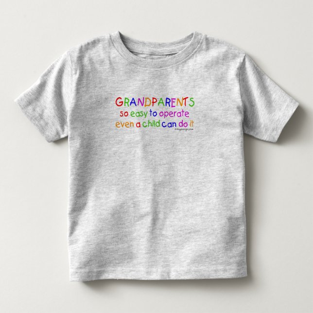 Niedliche Großeltern-Liebe Kleinkind T-shirt (Vorderseite)