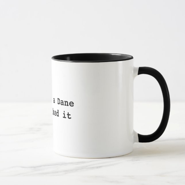 Niedliche großer Däne-Tasse Tasse (Rechts)