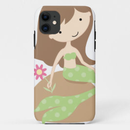 Niedliche grüne Meerjungfrau KRW Case-Mate iPhone Hülle