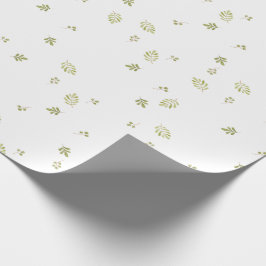 Niedliche Grünpflanzen Pflanze Kinderdusche Geschenkpapier