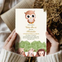 Niedliche Grünwaldtiere Waldtiere Wälder Babydusch