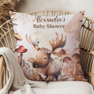 Niedliche Grünwaldtiere Woodland Babydusche Kissen