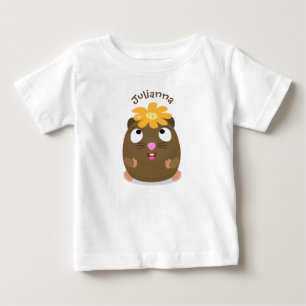 Niedliche Guinea Cartoon Baby T-shirt