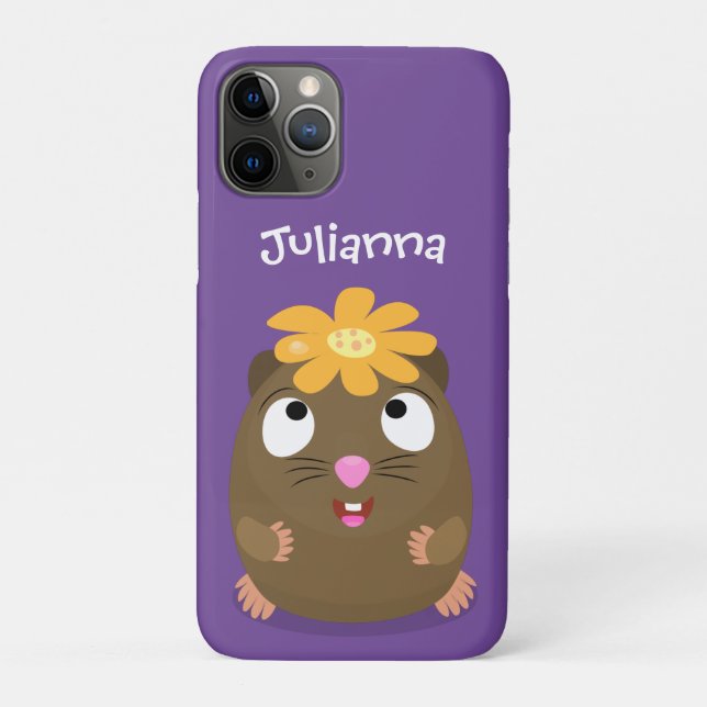 Niedliche Guinea Cartoon Case-Mate iPhone Hülle (Rückseite)