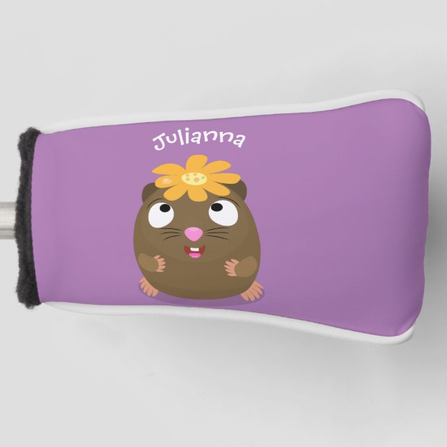 Niedliche Guinea Cartoon Golf Headcover (Vorderseite)