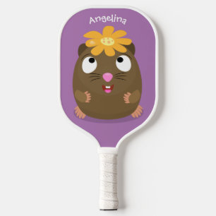 Niedliche Guinea Cartoon Pickleball Schläger