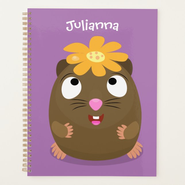 Niedliche Guinea Cartoon Planer (Vorderseite)