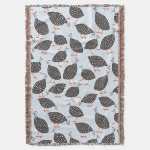 Niedliche Guinea Hen Bird Decke
