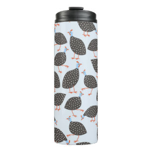 Niedliche Guinea Hen Bird Thermosbecher