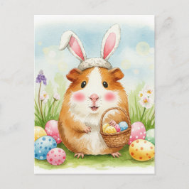 Niedliche Guinea Ostereier Postkarte
