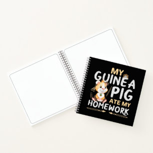 Niedliche Guinea Pig Ate Meine Hausaufgaben Notizbuch